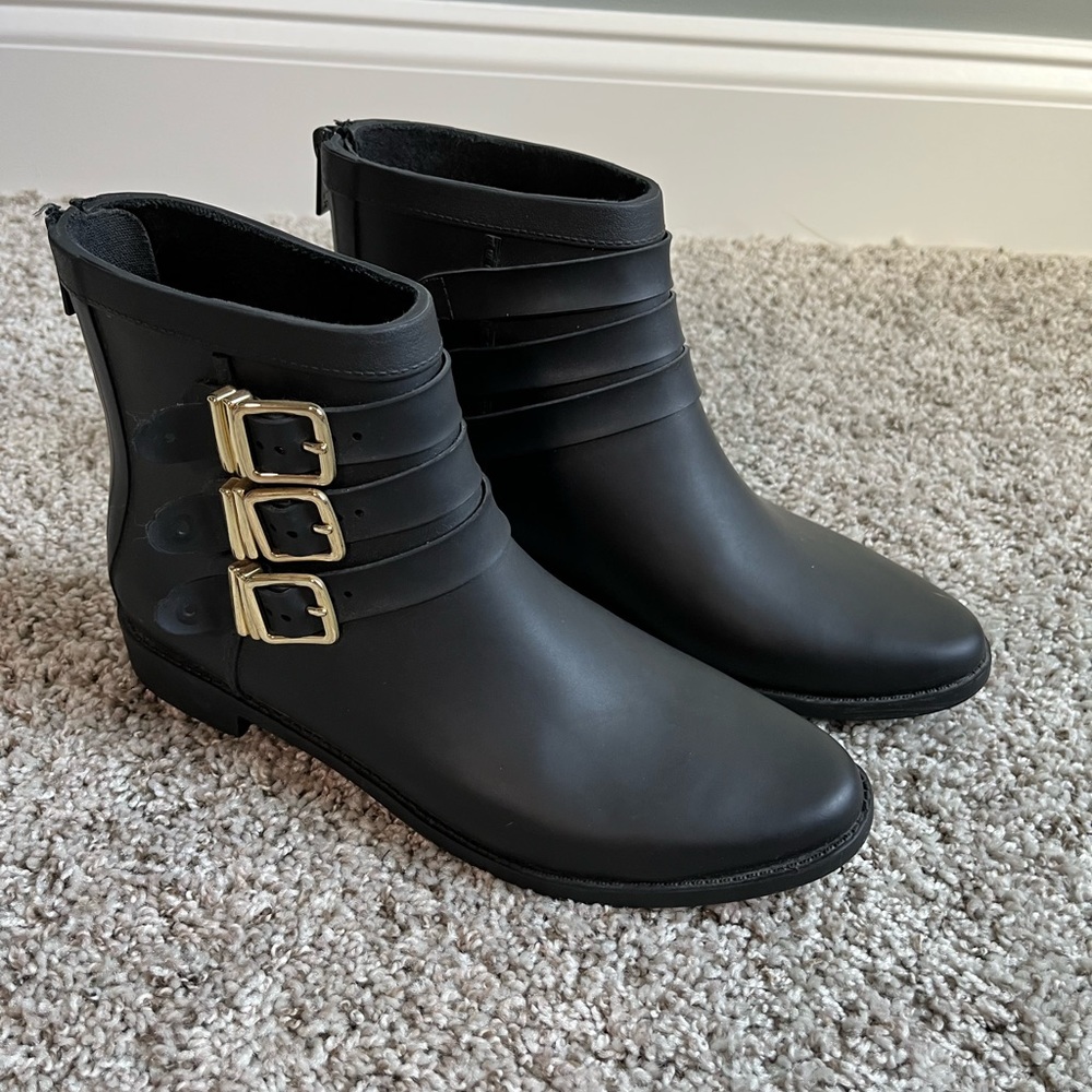 Loeffler Randall Rain Boots Size 7